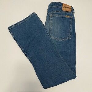 Levi Strauss Womens Stretch Low Rise Bootcut Denim Blue Jeans 33x31 Western Boho